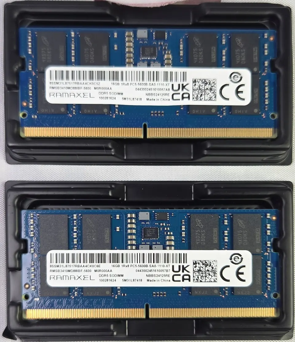Reference photograph illustrating DDR5 Laptop Memory